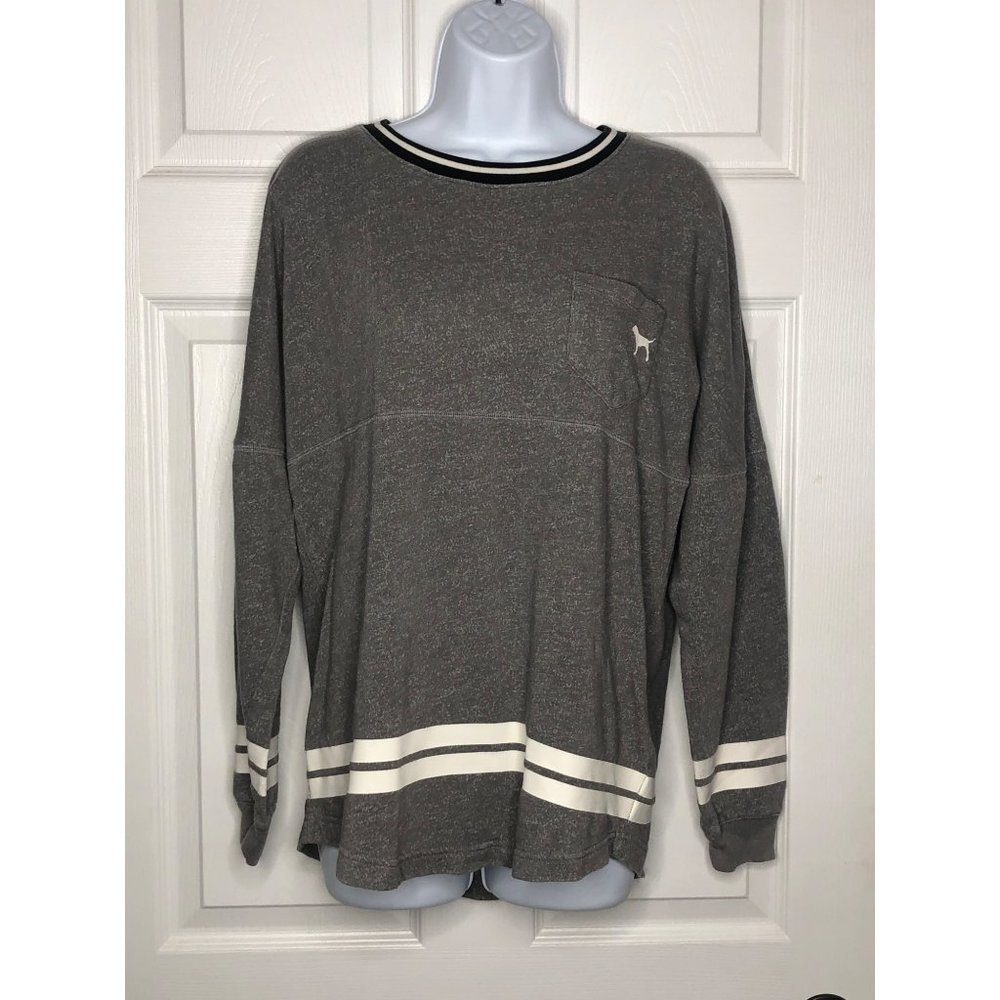 Victoria's secret Pink Grey Long sleeved shirt XS